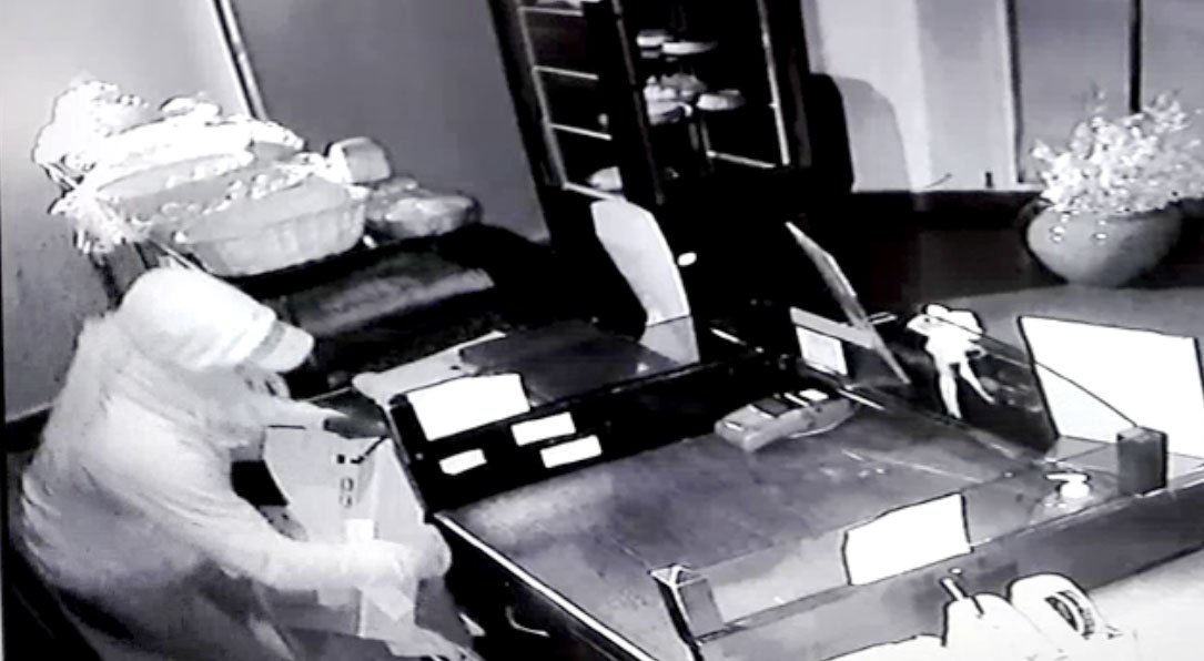 Entró a robar y quedó filmado