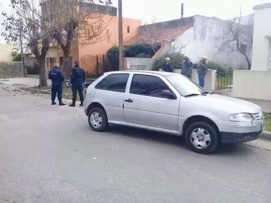 Motociclista herido  en violento choque