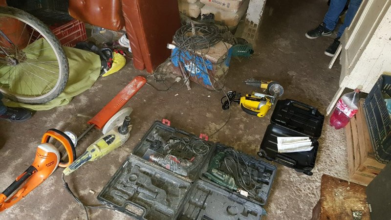 Recuperó la Policía varias herramientas que  fueron robadas de una obra en construcción