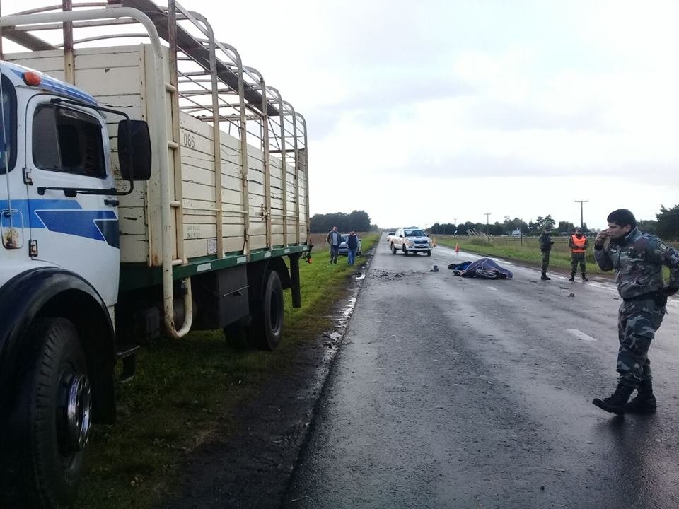 Dos muertos en un trágico choque en la ruta 55