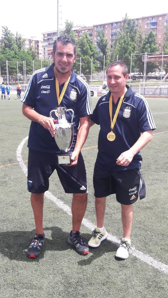 Arreguito participó del importante logro en Barcelona