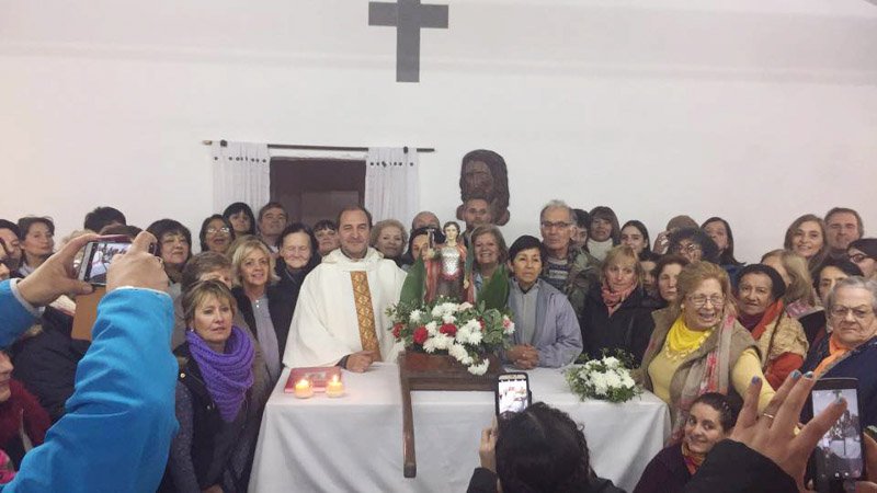 Trasladaron la imagen de San Expedito 