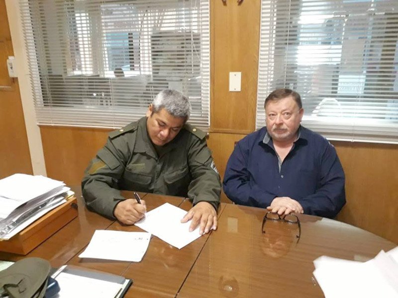 Extienden comodato la Coop.  de Electricidad y Gendarmería