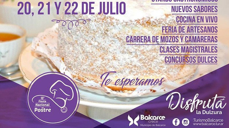 La Fiesta del Postre ya tiene su programa completo