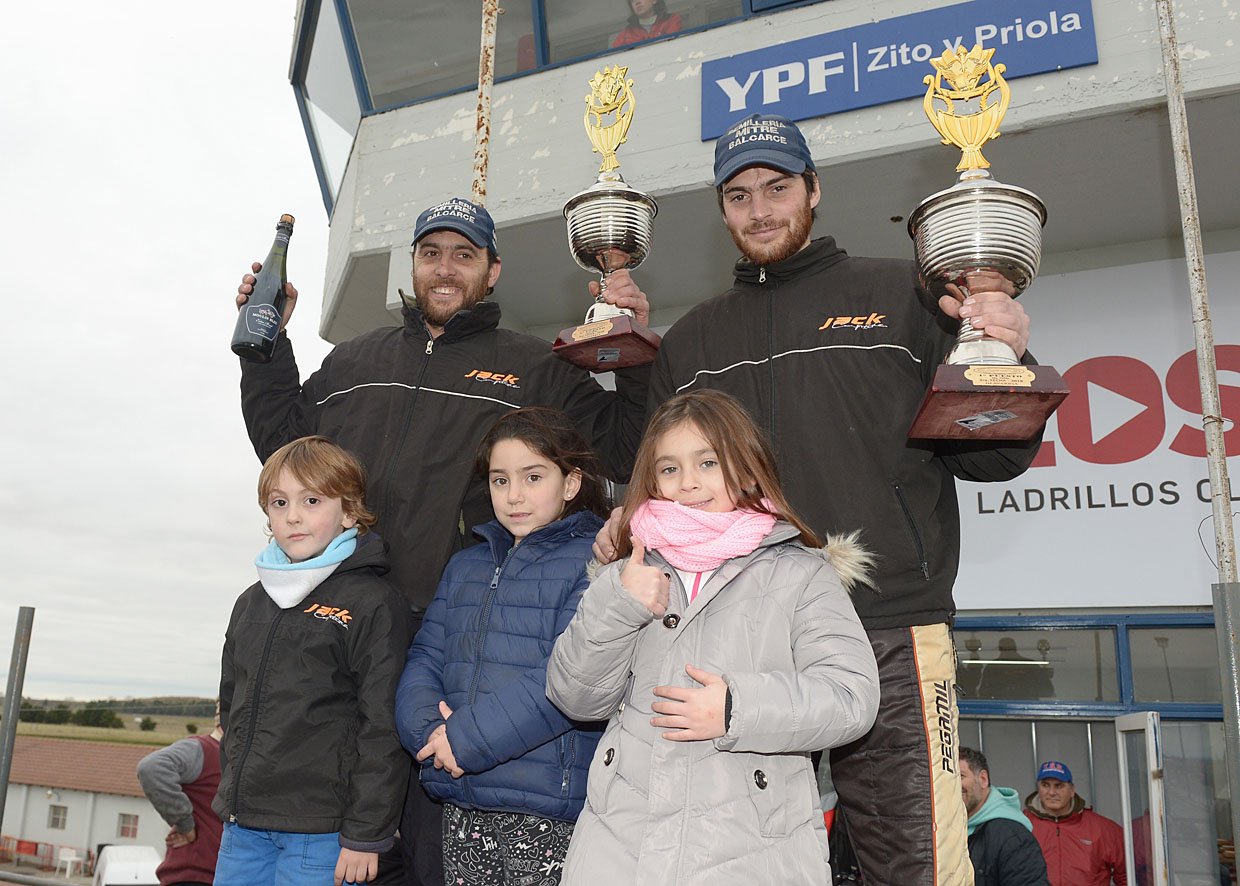 Carlos y Santiago Lantella ganadores en Olavarría por suma de tiempo