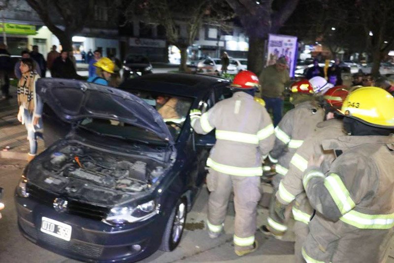 Violento choque: hubo 3 heridos