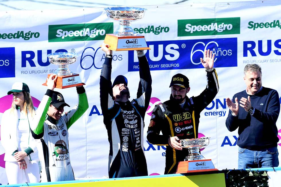Podio de Ciantini en el TC Pista, punta del  torneo y clasificación a la Copa de Plata
