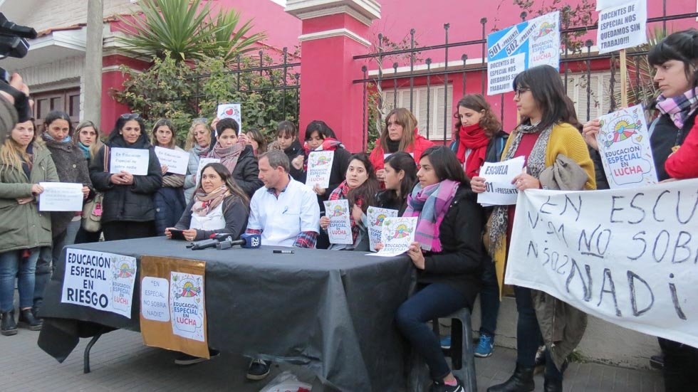 Educadores de Enseñanza Especial reafirmaron su reclamo ante la posibilidad de «recortes» de cargos