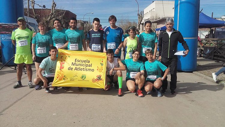 Podios balcarceños en competencia atlética en Otamendi