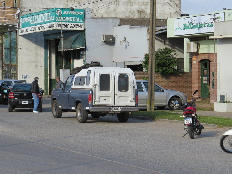 Motociclista lesionada