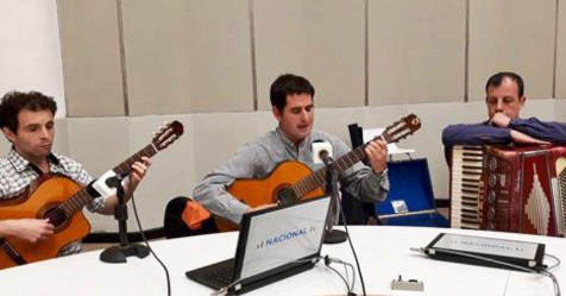 Cristian Méndez difundió su arte en Radio Nacional