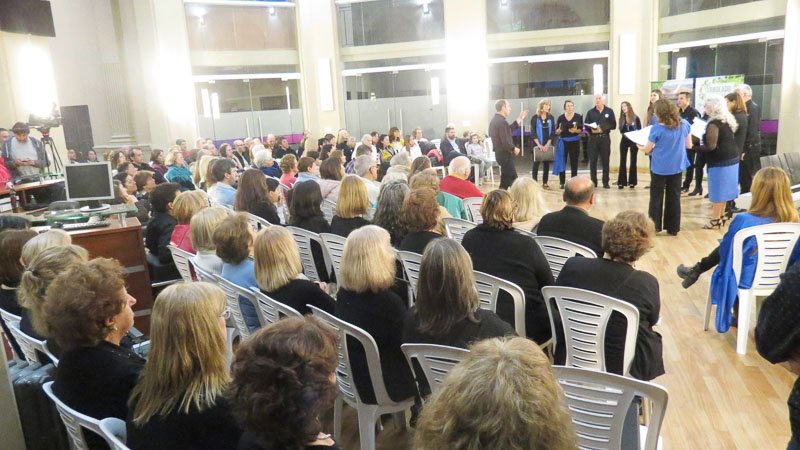 Distinguido encuentro coral  engalanó el hall del Municipio