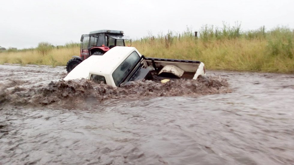 La lluvia hizo sentir su intensidad