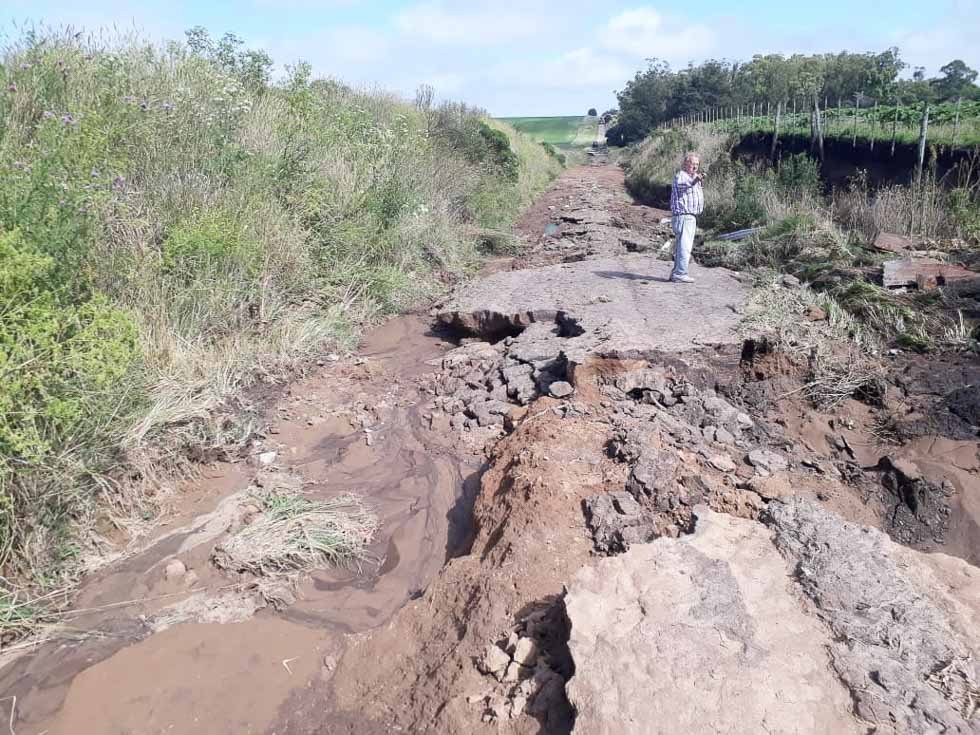 Hubo reparaciones de emergencia tras la fuerte lluvia en distintos puntos del distrito