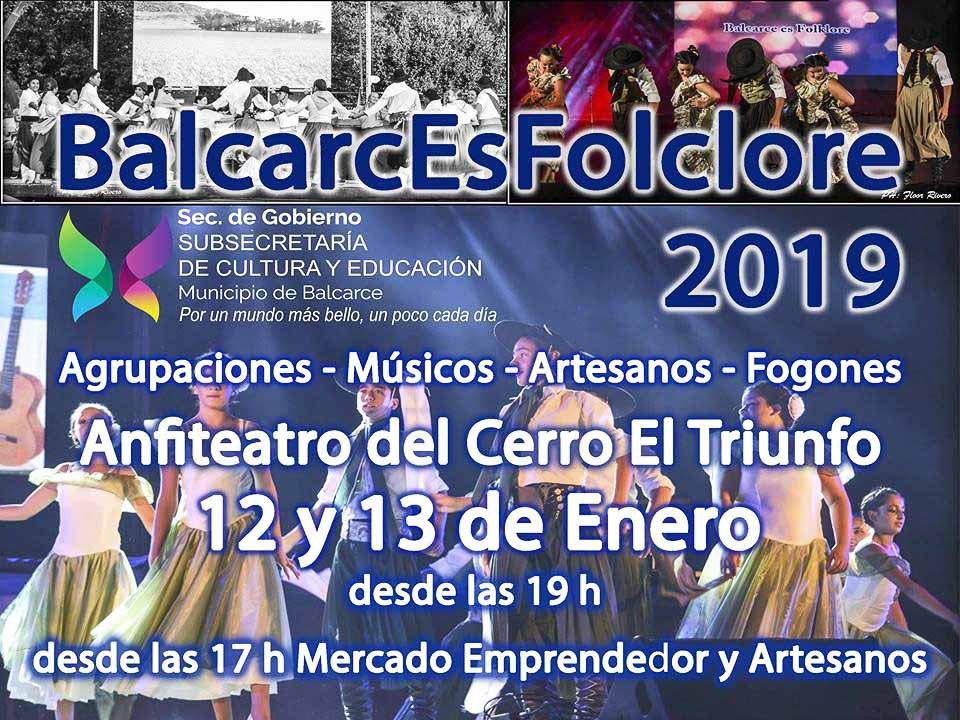 Se anunció la realización, el próximo  fin de semana, del "BalcarcEsFolclore"