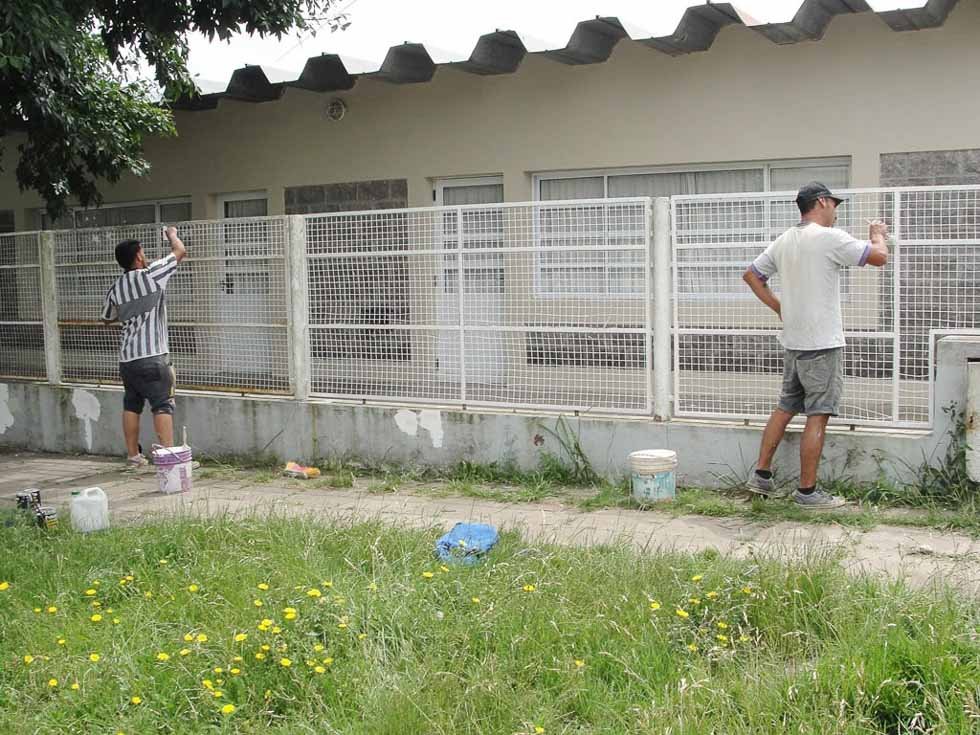 Ejecutan obras de refacción y ampliación en  la sede del Centro Educativo Complementario