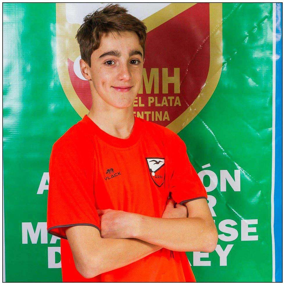 Mateo Raimondi debutó en la Primera de MDQ 06, ante Las Leonas