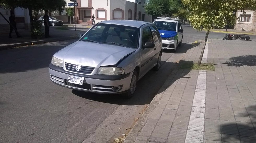 Motociclista herido en siniestro vial