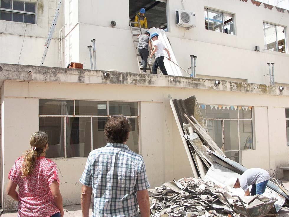 Importantes avances en varias obras en  establecimientos educativos del distrito