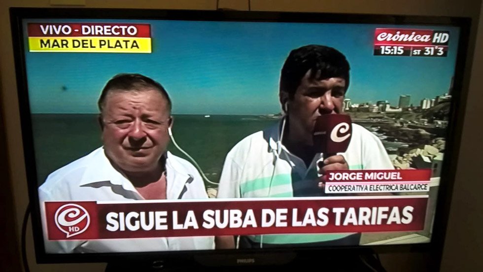 Guzmán, entrevistado   en Crónica TV