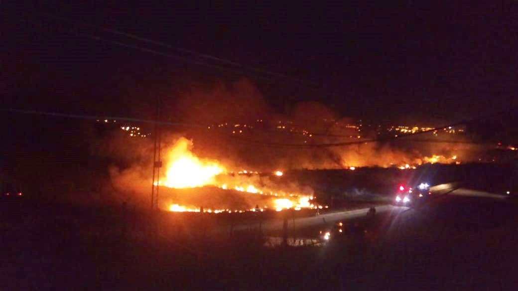 Incendio de proporciones en el autódromo