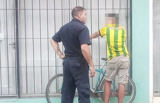 Robó una bicicleta  pero fue apresado