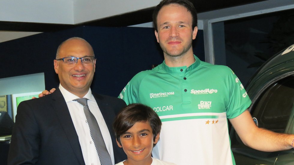 Agustín Canapino visitó Balcarce 