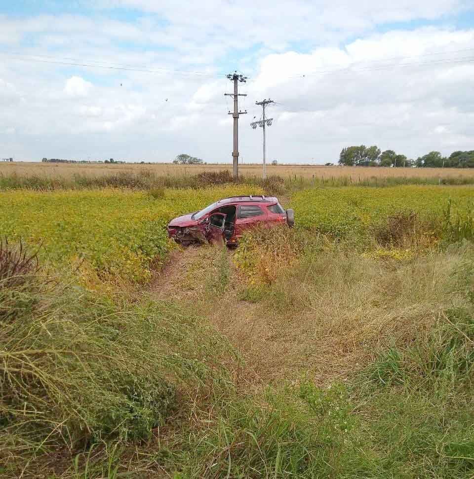 Dos balcarceños se vieron involucrados  en un accidente en San Antonio de Areco