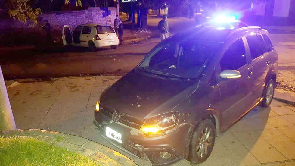 Violenta colisión  en calles 28 y 17