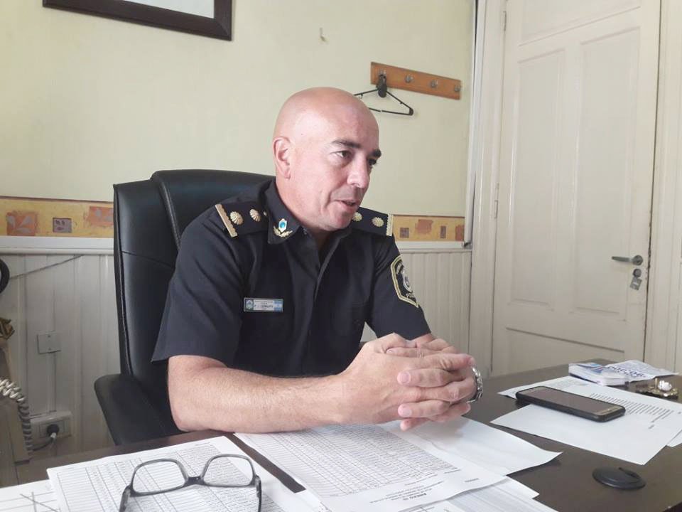 El Comisario Fernando Cerruti fue  ascendido y dejará la Policía Comunal 