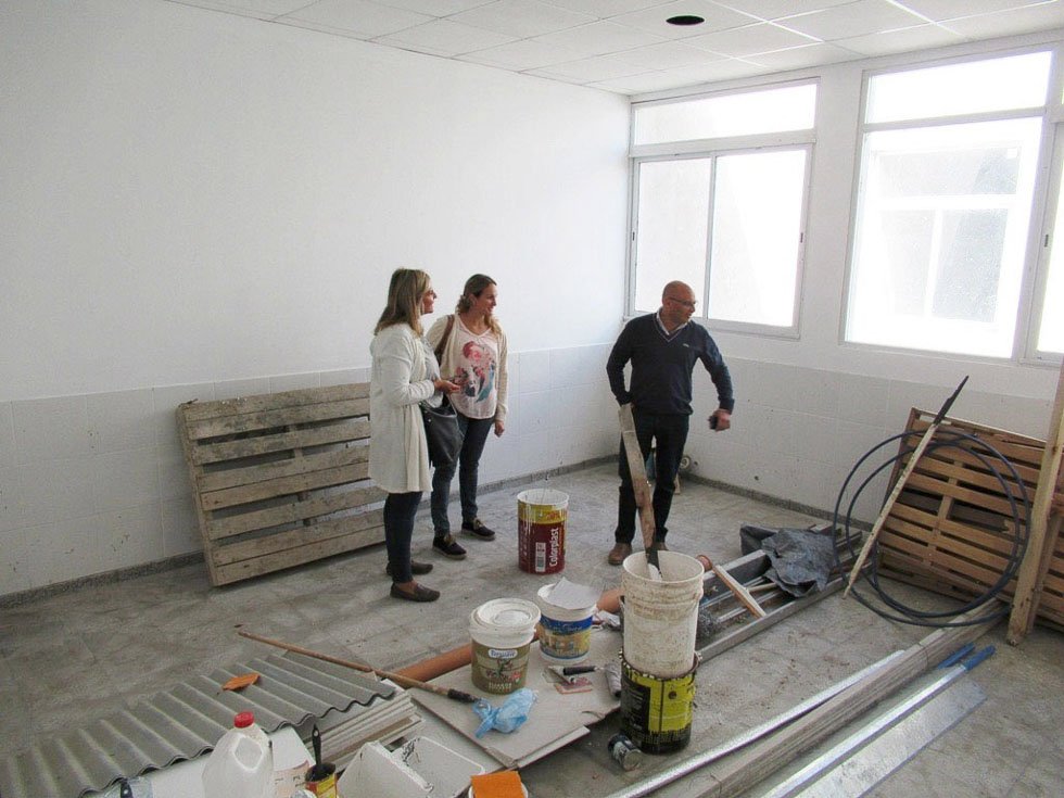 Obras de relevancia se están realizando en  establecimientos educativos de Los Pinos