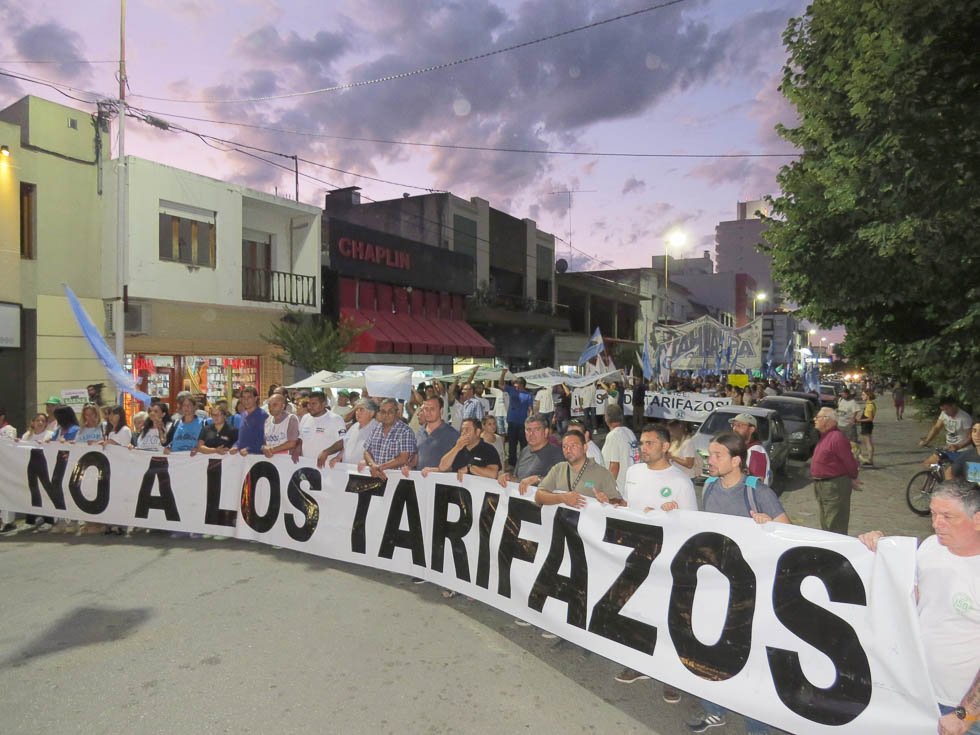 "Un grito contra el tarifazo: una  expresión que fue insuficiente"