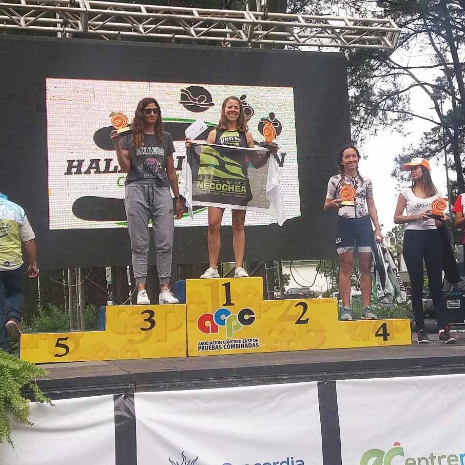 Lucía Taja, tercera en su categoría en Concordia 