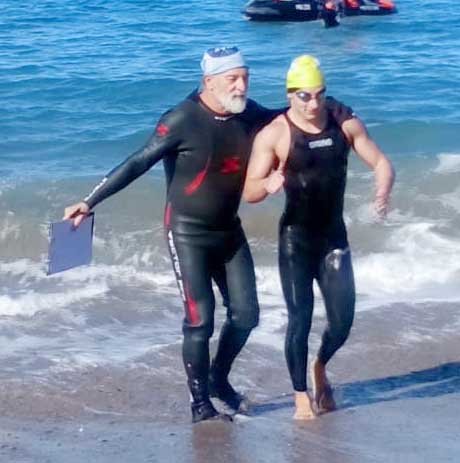 Luigi Farace ganó la tercera fecha del  Campeonato Argentino de Aguas Frías