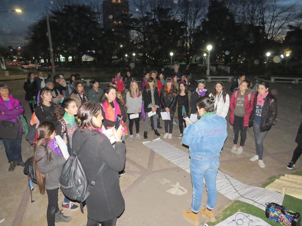 #NiUnaMenos: en Balcarce también se reclamó contra la violencia de género