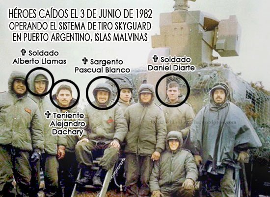 A 37 años del misil que terminó  con la vida del soldado Llamas