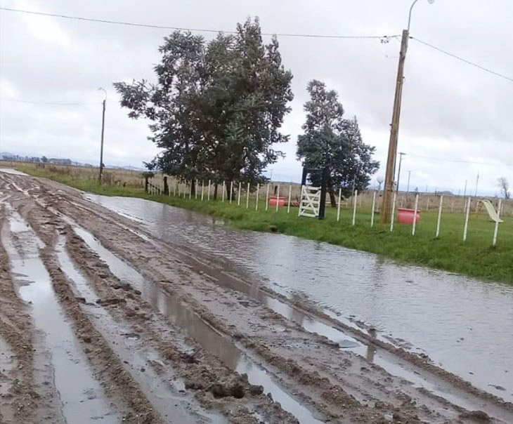 Inconvenientes a causa de la intensa lluvia