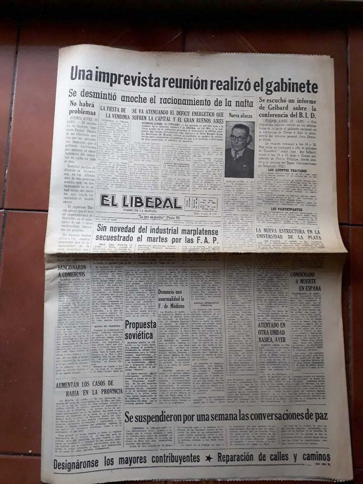 Conforti reitera su reclamo por la  hemeroteca del diario "El Liberal"