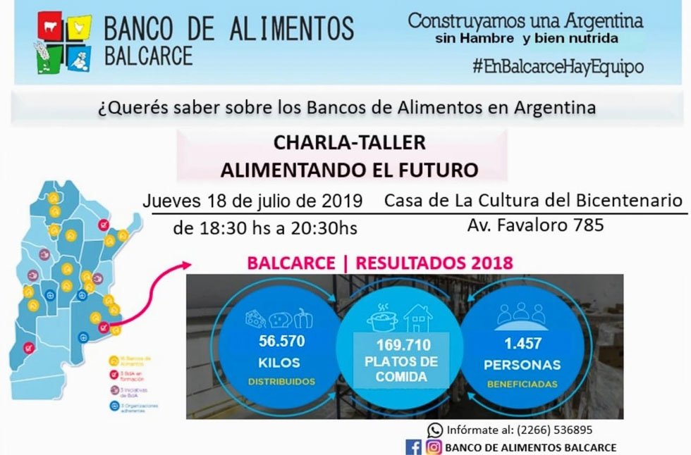 Charla: "Alimentando el futuro"