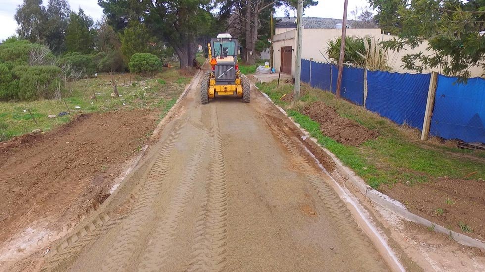 El cordón cuneta ya es una realidad en «La Martita»