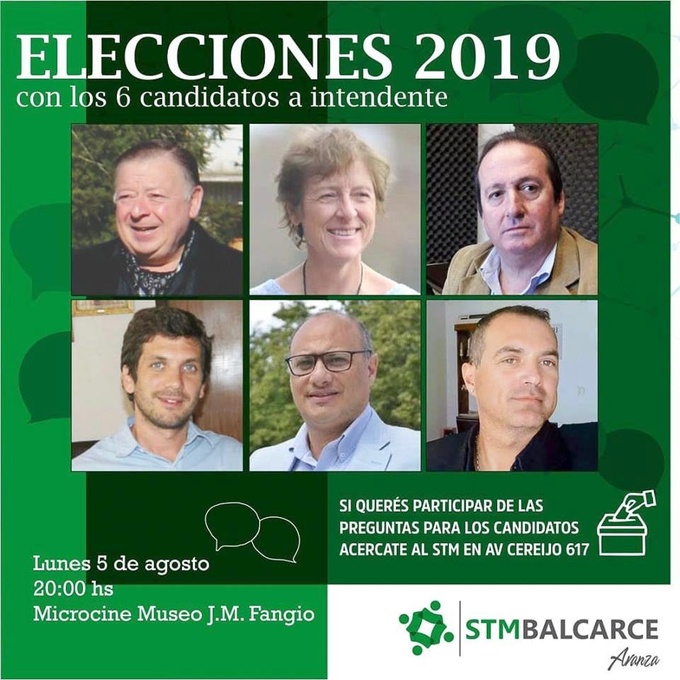 Invitados por el STM, los candidatos  debatirán el próximo lunes
