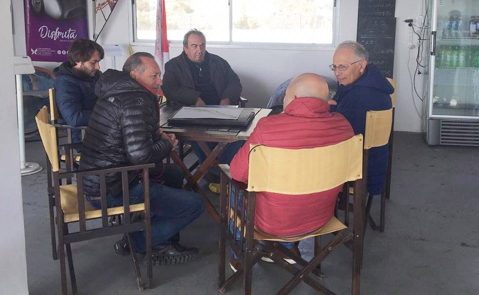 El ingeniero Salazar recorrió el autódromo  para evaluar posibles obras en el circuito chico