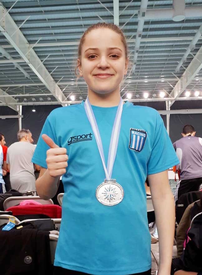 Bernardita Del Saz, subcampeona Nacional 