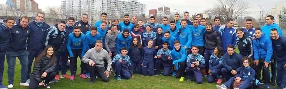 Arreguito estuvo con el plantel de Boca Juniors