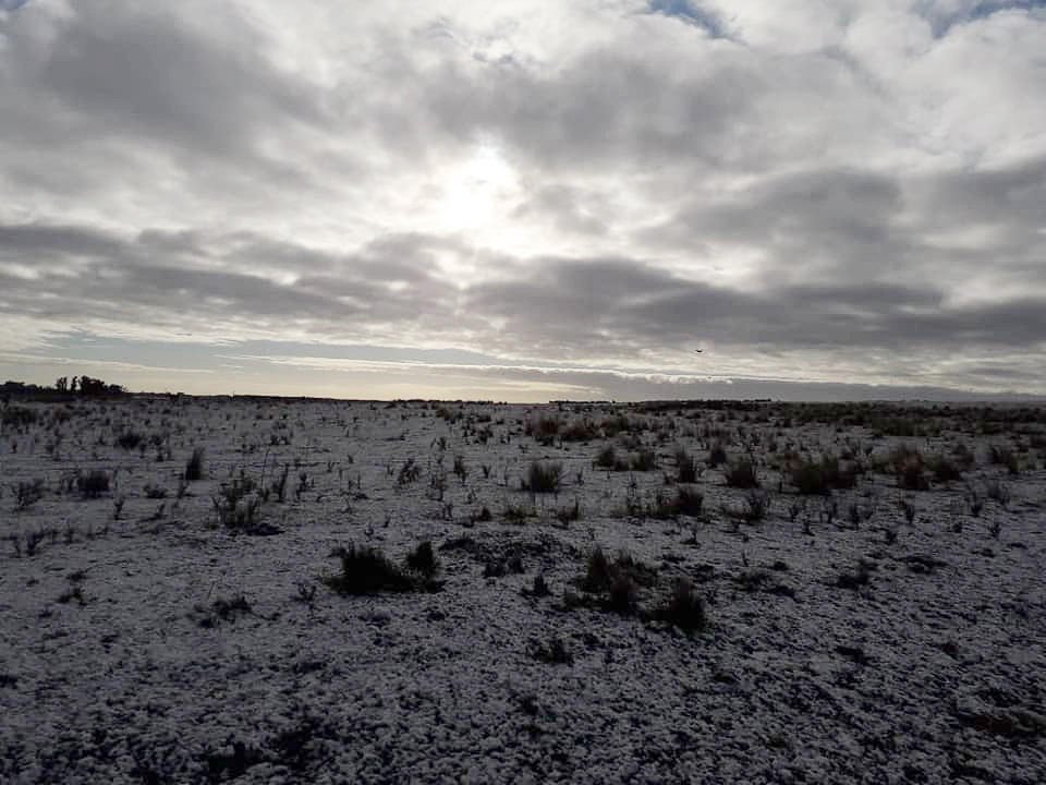 Postales blancas:  nevó en Balcarce