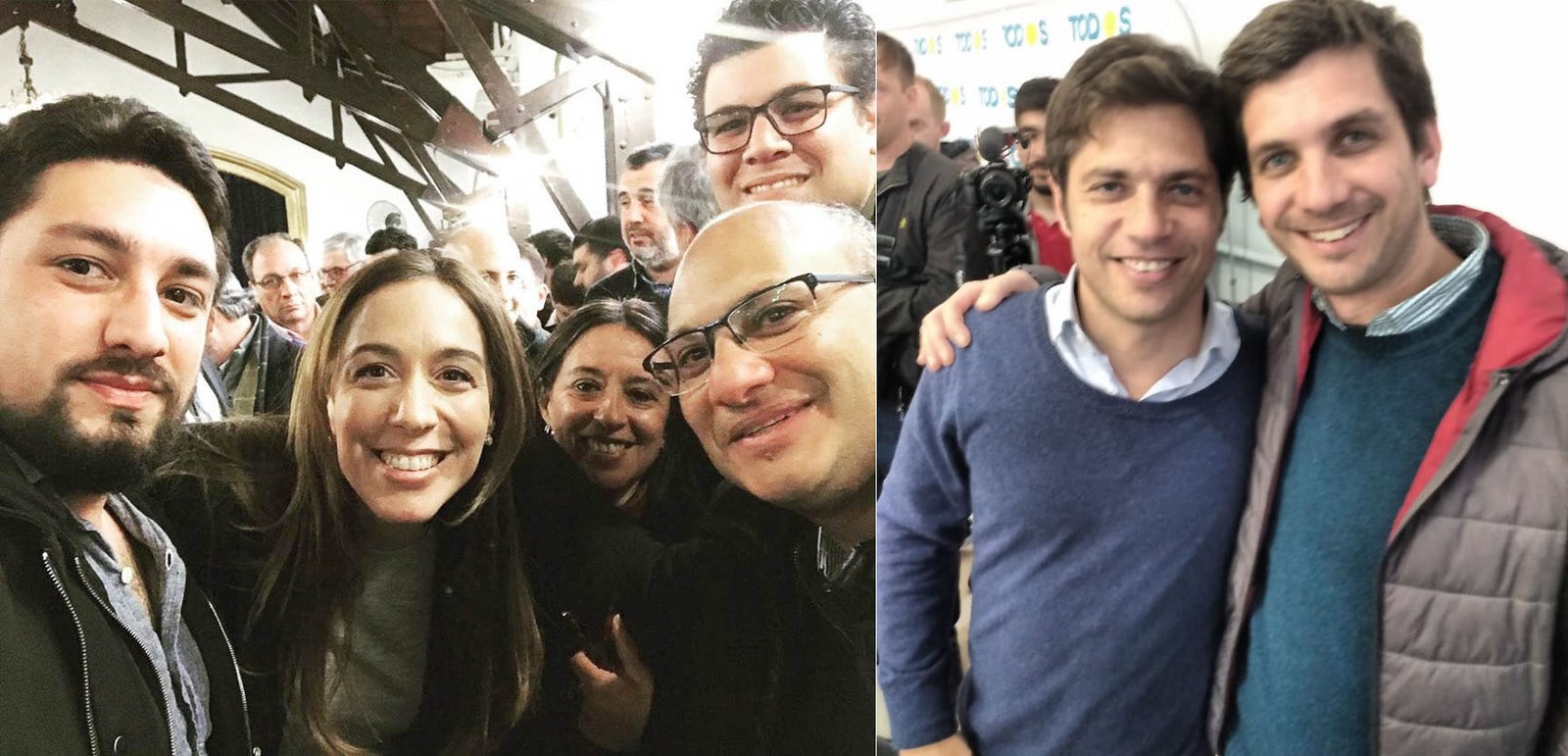 Bajadas de líneas: Reino con  Vidal y Vismara con Kicillof