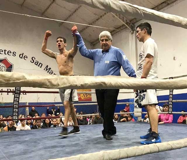 Boxeo: Santiago Circelli ganó en su regresó a la actividad