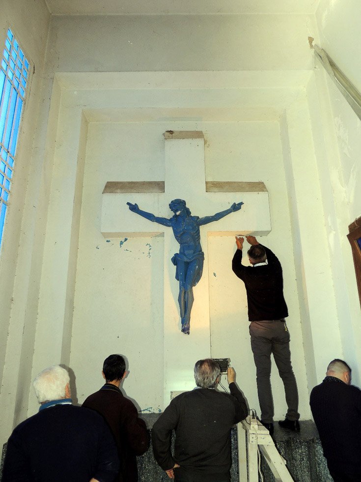 Obras de Salamone fueron relevadas por  especialistas en restauración y conservación 