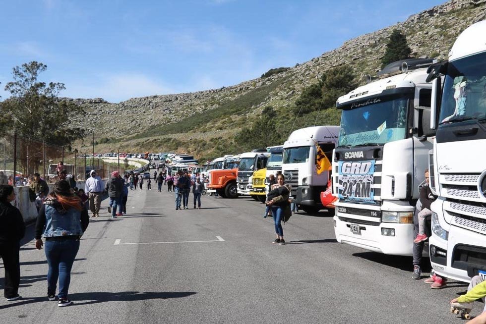 El encuentro de camioneros, un éxito