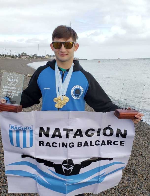 Luigi Farace es campeón Argentino de Aguas Frías